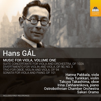 Hans Gál: Music for Viola, volume 1